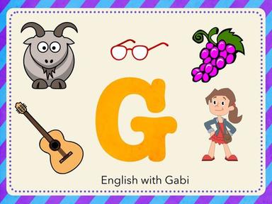 Letter G: Learning Letter Sounds