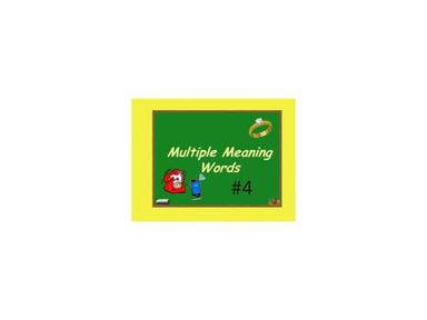 Multiple Meaning Words #4