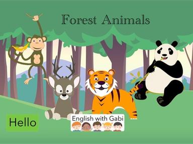 Forest Animals- Learning in English