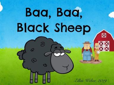 Baa Baa Black Sheep