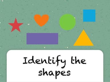 Shapes Identifier