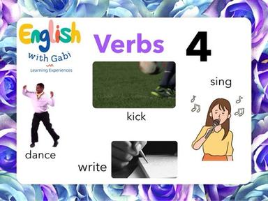 Lesson 4: Verbs-English with Gabi