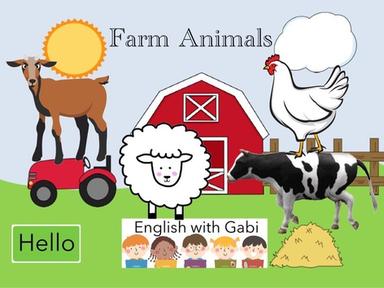 Farm Animals- Learning Animals in English