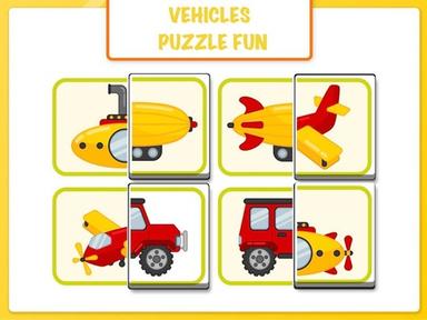 Vehicles Puzzle Fun