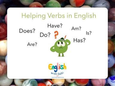 Helping Verbs in English