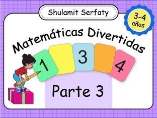 Matemáticas divertidas - 3-4 años - Parte 3