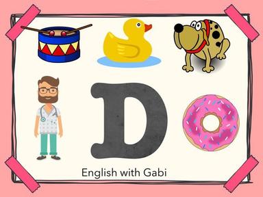 Letter D: Learning Letter Sounds