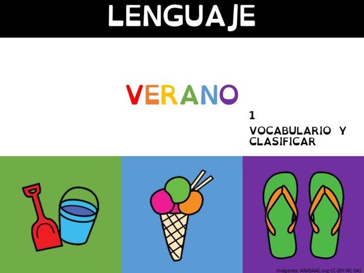 Verano Vocabulario (clasificamos)