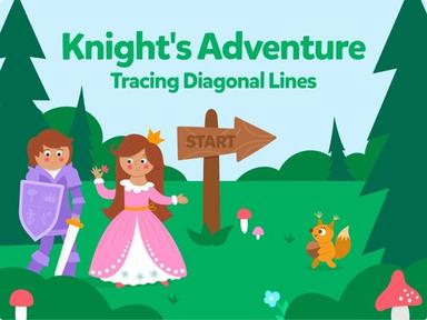 Knight's Adventure: Tracing Diagonal Lines