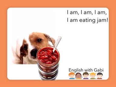 I am Eating Jam- Learning To Be Verbs