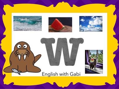 Letter W: Learning Letter Sounds