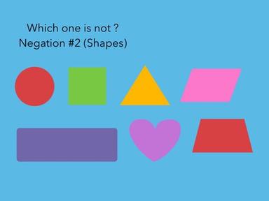 Which One Is Not (Negation) #2 Shapes