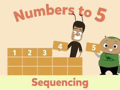 Numbers To 5: Sequencing