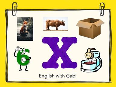 Letter X: Learning Letter Sounds