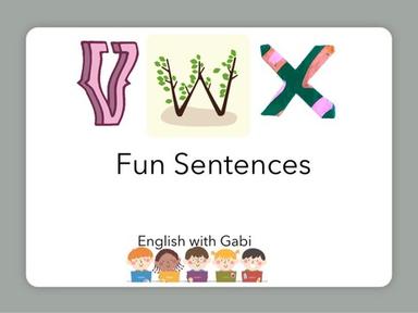 VWX Advanced Sentences- Building Vocabulary 