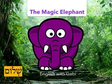 The Magic Elephant- לימוד צבעים באנגלית לקטנים