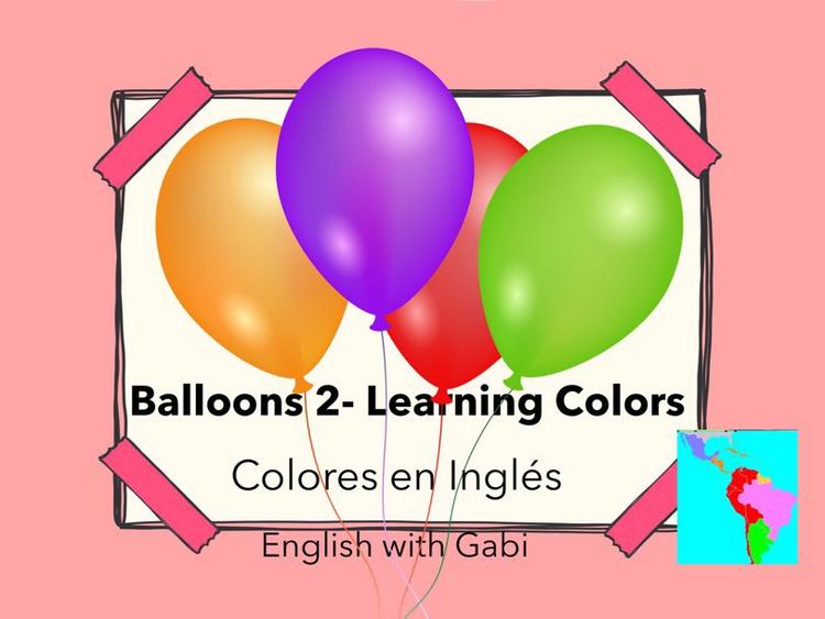 Balloons 2 - Colores en Inglés 