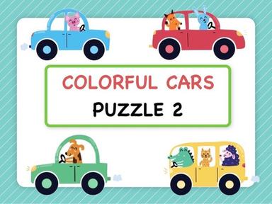 Colorful Cars Puzzle 2