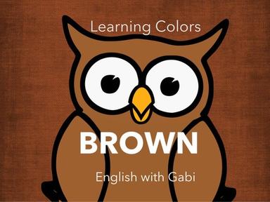 Brown- Learning Colors