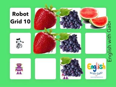 Robot Grid 10 - Fruits -EwG