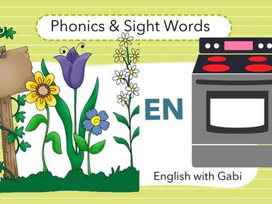 EN Word Family- Phonics & Sight Words