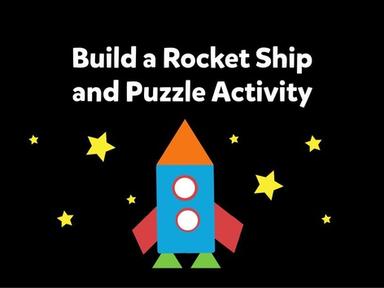 Use Colors and Shapes to Build a Rocket Ship!