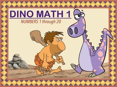 Dino Math 1 - Numbers 1-20