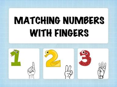 Matching Numbers With Fingers