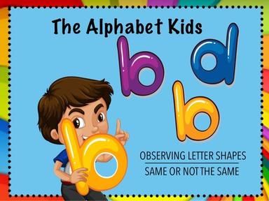 Alphabet Kids 1 - Same Or Not The Same