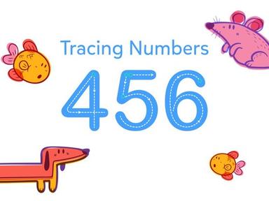 Tracing Numbers 4-6