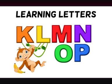 Learning Letters K-P