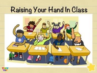 Raising Your Hand In Class