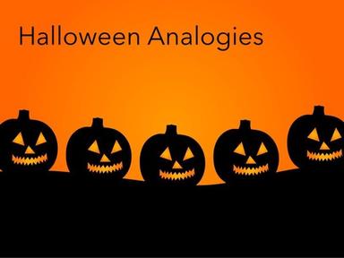 Halloween: Analogies 