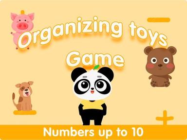 Organizing toys game 