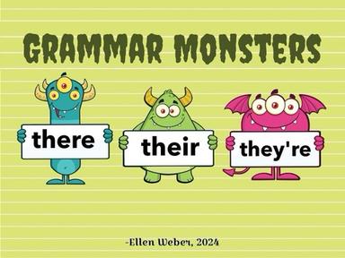 Grammar Monsters - There, Their, They're