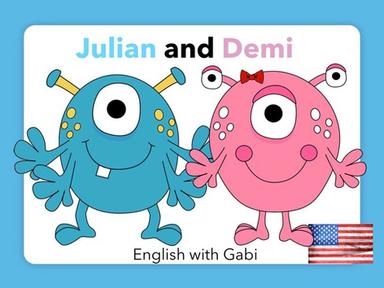 Julian & Demi- Reading Simple Stories