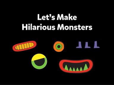 Let's Create Monsters Using Colors and Shapes