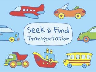 Seek & Find - Transportation 