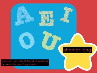 Short or Long Vowel