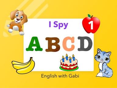 I-Spy 1: ABCD Letter Sounds