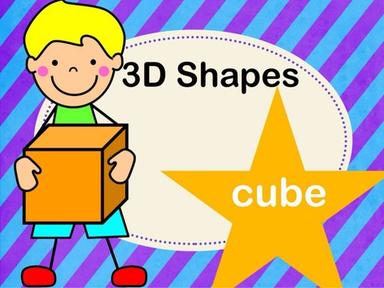 3D Shapes - Cube 