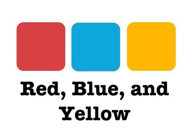 Red, Blue, And Yellow