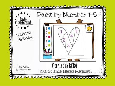 Paint by Number: 1-5 (Heart)