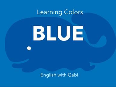 BLUE -Learning Colors