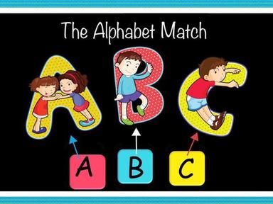 The Alphabet Match