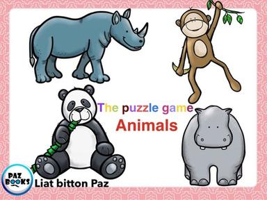 The Puzzle Game Animals 