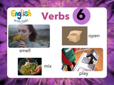 Lesson 6: Verbs- English with Gabi