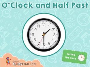 Telling the Time: O'Clock and Half 