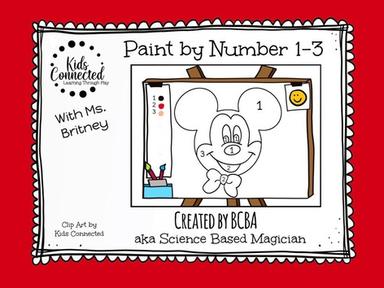 Paint By Number: 1-3 (Mickey)