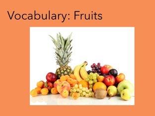 Vocabulary: Fruits